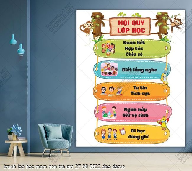 tranh lop hoc mam non tre em 27 08 2022 dao